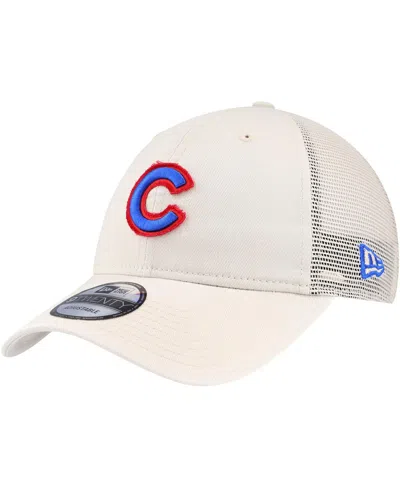 New Era Men's Stone Chicago Cubs Game Day 9twenty Adjustable Trucker Hat