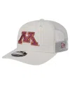New Era Men's Stone Minnesota Golden Gophers Canvas 9seventy Stretch-snap Hat In Stone