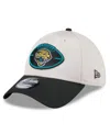 New Era Men's Stone/teal Jacksonville Jaguars 2024 Sideline Historic 39thirty Flex Hat In Stone,teal