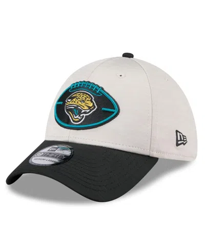 New Era Men's Stone/teal Jacksonville Jaguars 2024 Sideline Historic 39thirty Flex Hat In Stone,teal