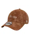 New Era Men's Tan Ac Milan Corduroy 9forty Adjustable Hat