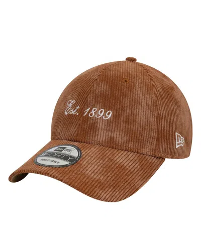 New Era Men's Tan Ac Milan Corduroy 9forty Adjustable Hat
