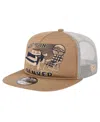 New Era Men's Tan Denver Broncos Meet Me 9fifty Snapback Hat In Tan