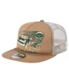 New Era Men's Tan New York Jets Meet Me 9fifty Snapback Hat In Tan