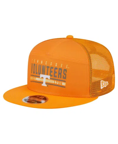 New Era Men's Tennessee Orange Tennessee Volunteers Split Panel 9fifty Snapback Trucker Hat