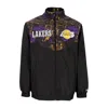 New Era Men's Tracksuit Jacket Nba All Over Print Panel Track Jacket Loslak Black/true Purple In Black/true Purple