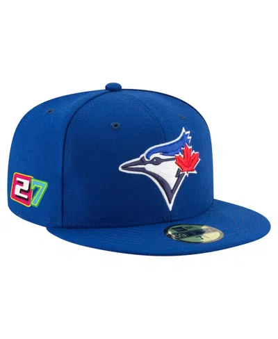 New Era Men's Vladimir Guerrero Jr. Royal Toronto Blue Jays 2025 Player's Weekend 59fifty Fitted Hat