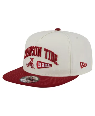 New Era Men's White Alabama Crimson Tide Collegiate 9fifty A-frame Snapback Hat