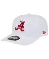 New Era Men's White Alabama Crimson Tide Perform Vault 9seventy Stretch-snap Hat
