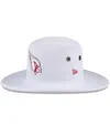 New Era Men's White Arizona Cardinals 2024 Nfl Training Camp Panama Bucket Hat In White