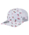 New Era Men's White Athletics Flamingo Mesh Back 9seventy Stretch-snap Hat