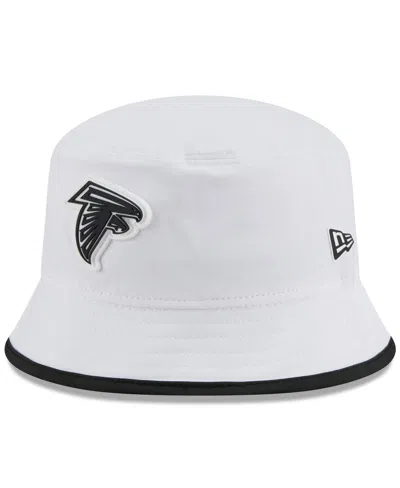 New Era Men's White Atlanta Falcons 2025 Nfl Training Camp Stretch Bucket Hat