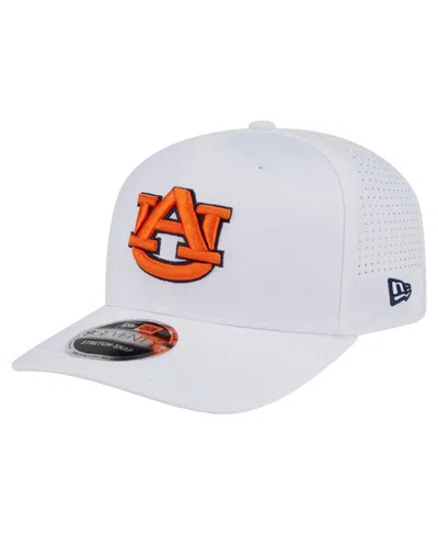 New Era Men's White Auburn Tigers Perform Vault 9seventy Stretch-snap Hat