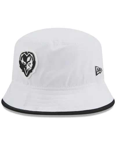 New Era Men's White Baltimore Ravens 2025 Nfl Training Camp Stretch Bucket Hat