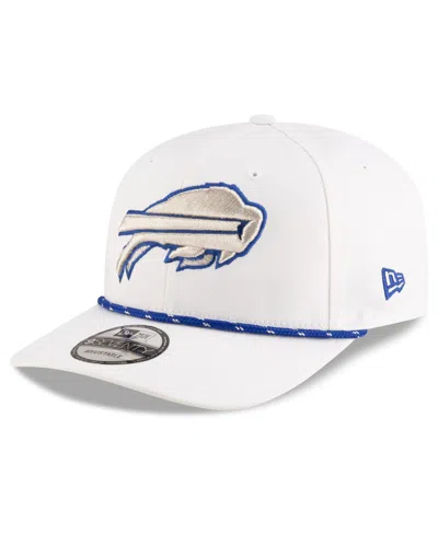 New Era Men's White Buffalo Bills 2025 Nfl Rivalries Sideline 9seventy Adjustable Hat In Nude