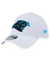 New Era Men's White Carolina Panthers Main 39thirty Flex Hat