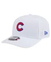 New Era Men's White Chicago Cubs Coolera 9seventy Adjustable Hat In White