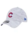 New Era Men's White Chicago Cubs Graded 39thirty Stretch Fit Hat