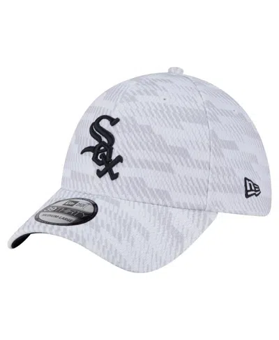 New Era Men's White Chicago White Sox Graded 39thirty Stretch Fit Hat