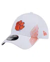 New Era White Clemson Tigers Active Slash Sides 39thirty Flex Hat In White