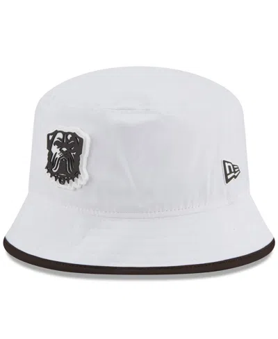 New Era Men's White Cleveland Browns 2025 Nfl Training Camp Stretch Bucket Hat