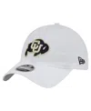 New Era Men's White Colorado Buffaloes Active Ripstop 9twenty Adjustable Hat