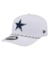 New Era Men's White Dallas Cowboys Gameday Multi Rope 9seventy Adjustable Hat In Gray