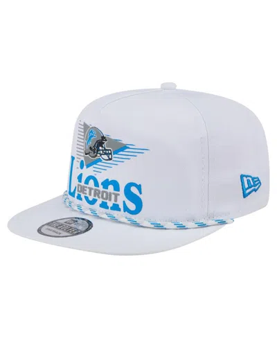 New Era Men's White Detroit Lions Collide Golfer Snapback Hat