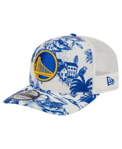 New Era Men's White Golden State Warriors Lemon Tree 9seventy Adjustable Hat