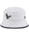 New Era Men's White Houston Texans 2025 Nfl Training Camp Stretch Bucket Hat