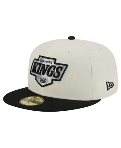 New Era Men's White Los Angeles Kings Chrome Two-toned 59fifty Fitted Hat In Multi