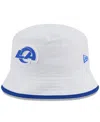New Era Men's White Los Angeles Rams 2025 Nfl Training Camp Stretch Bucket Hat