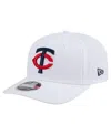 New Era Men's White Minnesota Twins Coolera 9seventy Adjustable Hat In White