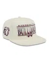 New Era White Mississippi State Bulldogs Throwback Golfer Corduroy Snapback Hat In Cream
