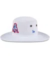 New Era Men's White New England Patriots 2024 Nfl Training Camp Panama Bucket Hat In White