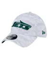 New Era Men's White New York Jets Gameday Graded 39thirty Flex Hat