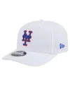 New Era Men's White New York Mets Coolera 9seventy Adjustable Hat In White