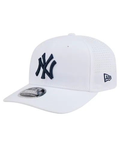 New Era Men's White New York Yankees Coolera 9seventy Adjustable Hat