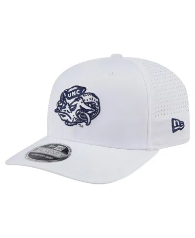 New Era Men's White North Carolina Tar Heels Perform Vault 9seventy Stretch Snap Hat