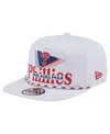 New Era Men's White Philadelphia Phillies Collide Golfer Snapback Hat