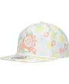 New Era Men's White Phoenix Suns Palm Trees And Waves Golfer Adjustable Hat In White
