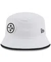 New Era Men's White Pittsburgh Steelers 2025 Nfl Training Camp Stretch Bucket Hat