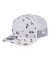 New Era Men's White San Francisco 49ers Adventure Flamingo Pattern 9seventy Stretch-snap Hat In White