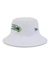 New Era Men's White Seattle Seahawks 2024 Nfl Training Camp Stretch Bucket Hat In White