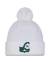 New Era Men's White Seattle Sounders Fc 2025 Jersey Hook Cuff With Pom Knit Hat In White