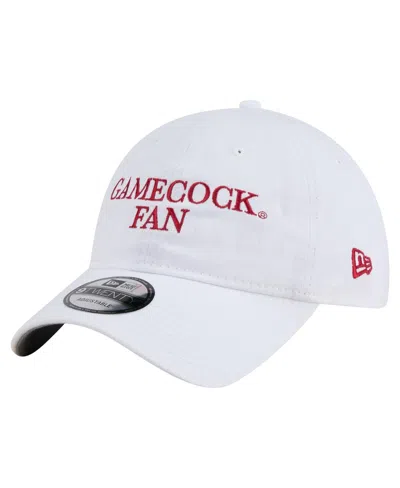 New Era Men's White South Carolina Gamecocks Fan 9twenty Adjustable Hat