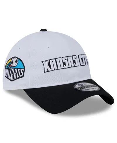 New Era Men's White Sporting Kansas City 2024 9twenty Adjustable Hat