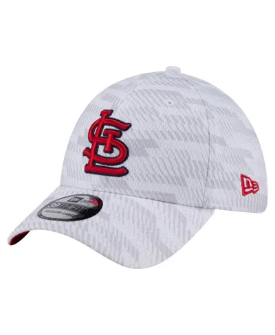 New Era Men's White St. Louis Cardinals Graded 39thirty Flex Hat