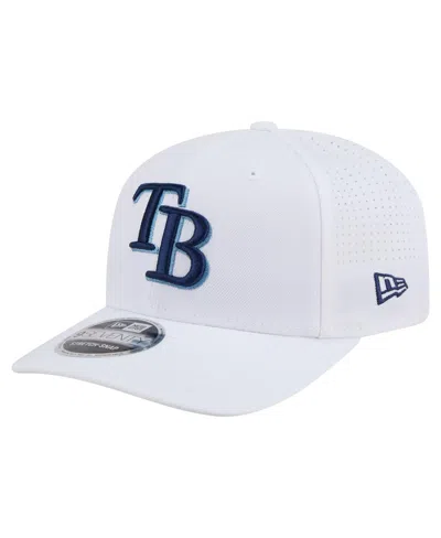 New Era Men's White Tampa Bay Rays Coolera 9seventy Adjustable Hat