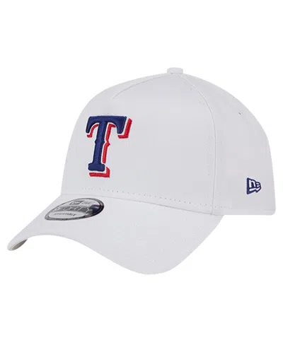 New Era Men's White Texas Rangers Tc A-frame 9forty Adjustable Hat ...